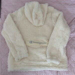 Champion Off-White Sherpa Pullover